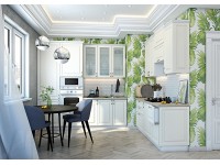 Кухня "Ницца" МДФ Дуб Кремовый 2400х1800мм. в Луганске